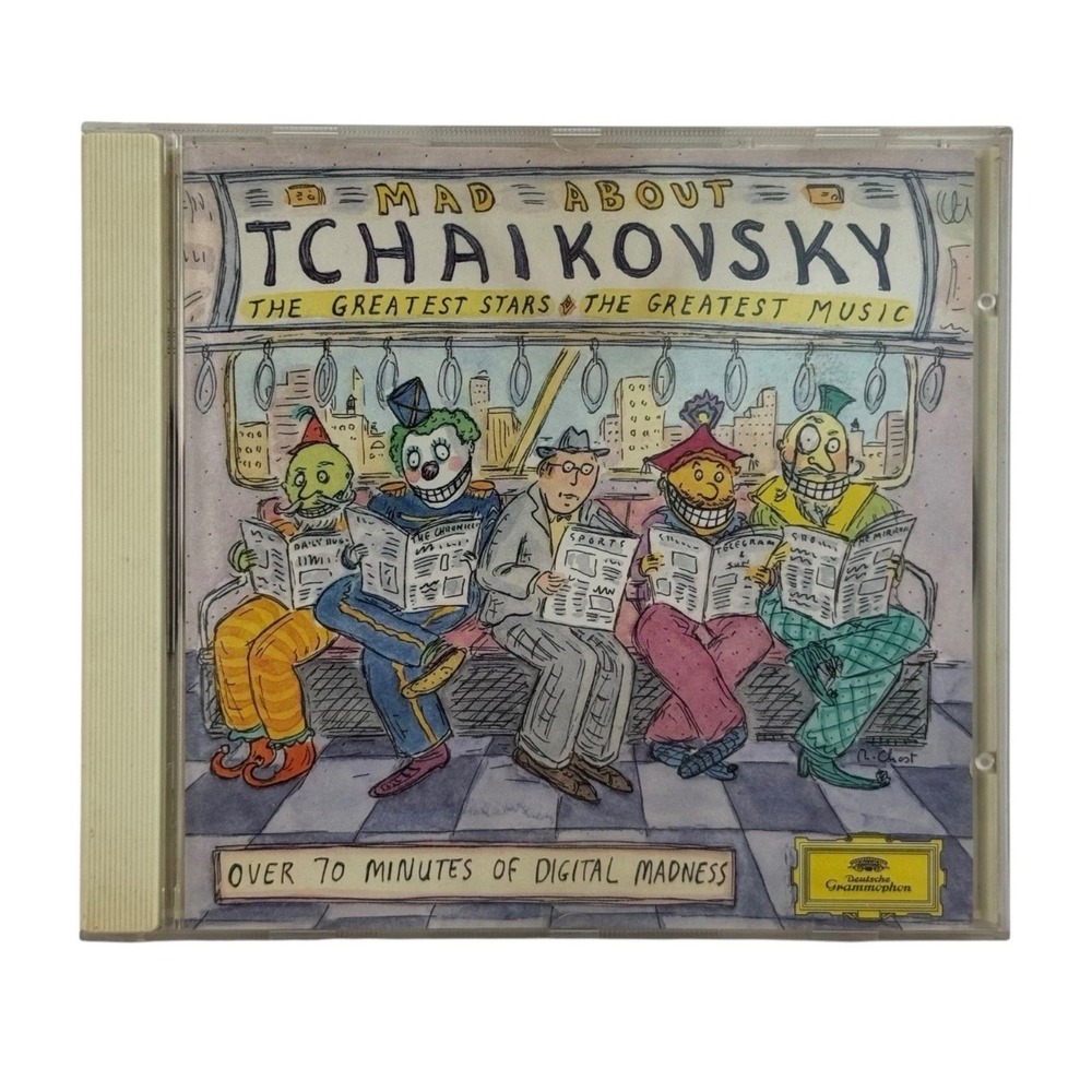 Mad About Tchaikovsky CD Deutsche Grammophon Bernstein Ozawa Roz Chast Art‎ 1993
